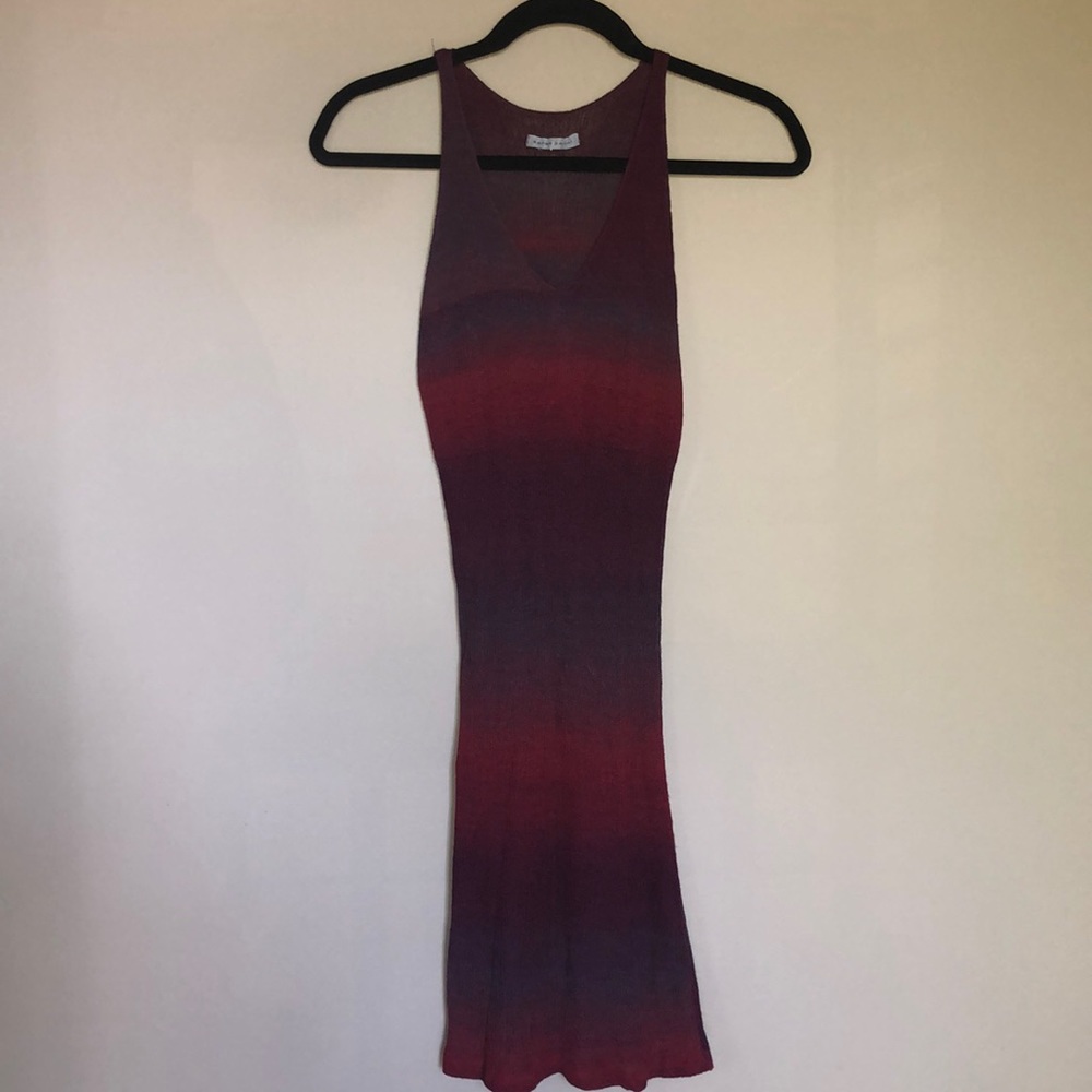 mesh knit dress